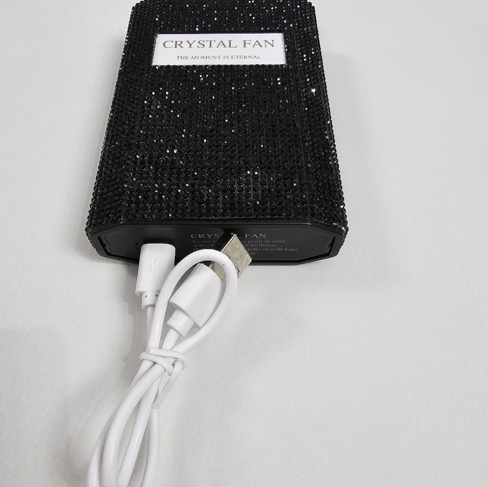 Fan - Handheld Rhinestone Fan - Picture 6 of 6